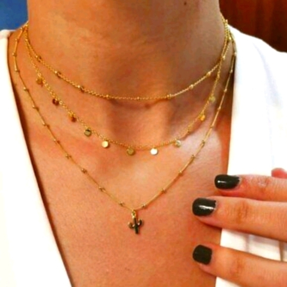 Boho Babe🌵Multiple Chain Desert Girl Necklace